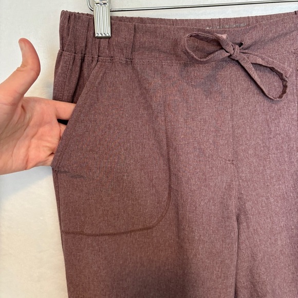 Albion Womens Brick Red Jet Set Pull On Casual Joggers Ankle Zips Size XS - Picture 3 of 9